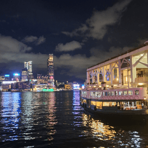 灣仔碼頭夜景 - 順便去找找多啦A夢