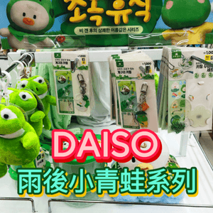 💚🐸 韓國DAISO新出 雨後小青蛙系列