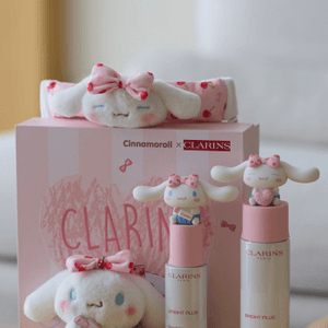 🍒❤️｛CLARINS x Cinnamoroll 透亮光感牛奶肌限定套裝｝