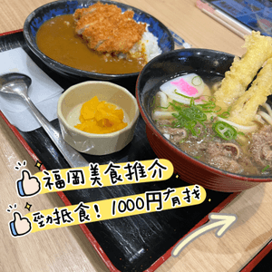 ［抵食推介］超好味咖喱炸豬扒豬+牛肉烏龍麵1000円有找!