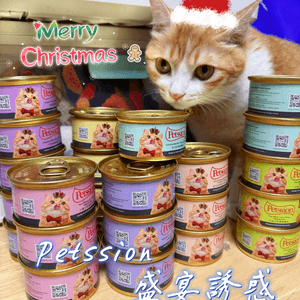 貓貓聖誕大餐！🤤 