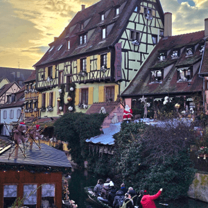 科爾馬🎄小威尼斯，聖誕燈飾超夢幻！✨