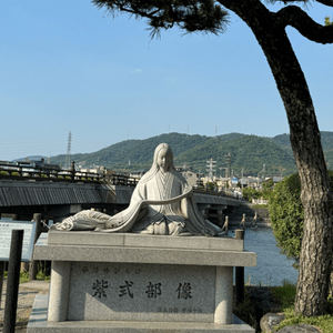 宇治橋頭打卡攻略❤️紫式部像📚✨