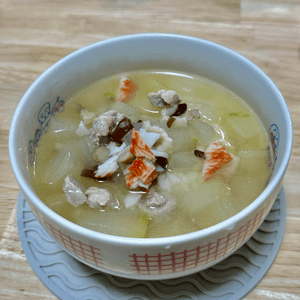 [在日自家煮] 冬瓜粒湯飯