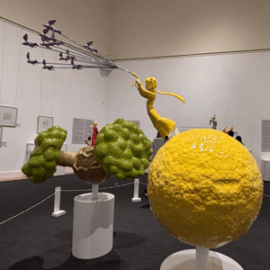 香港/香港大學美術博物館「小王子與飛行員」80週年特展✨📸