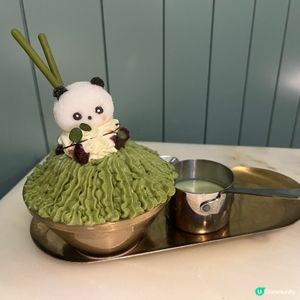 食江浙菜竟然有咁可愛又好味的抹茶綿綿冰