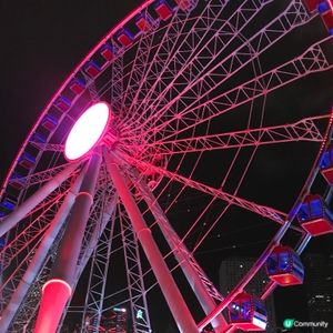 中環摩天輪🎡靚爆維港夜景🌃打卡必去📸
