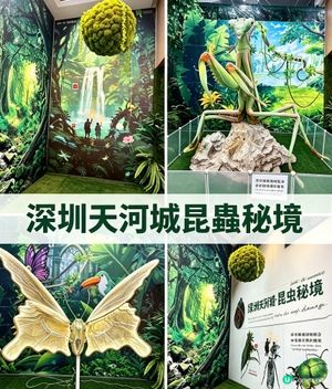 🌿深圳天河城|綠洲螳潮·昆蟲秘境🦗