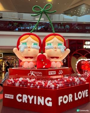 Crybaby 登陸九龍塘又一城😍🥹巨型藝術裝置打卡滿分！