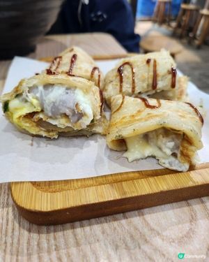 芝士芋泥多蛋餅 超正🤩