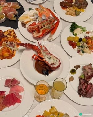 港麗酒店咖啡園🇮🇹  意式自助晚餐，味蕾之旅！😋