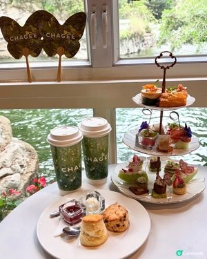 香港公園絕美Cafe聯乘CHAGEE推出嘅新Tea Set!