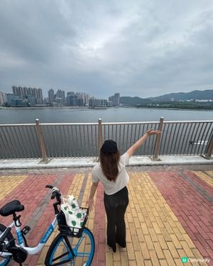 單車新手1小時完成！將軍澳跨灣大橋踩單車半日遊