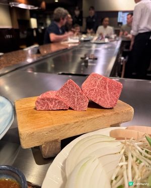 終於食到🐮神戶牛！