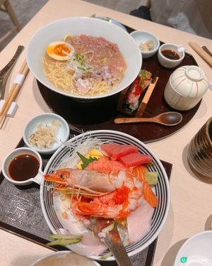 東涌爆鮮海鮮丼！つじ半抹茶奶凍半字彩蛋🍵