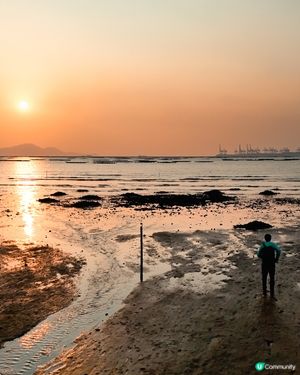 下白泥唯美日落🌅