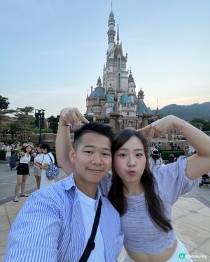 週末打卡地方🎡 香港迪士尼童話王國😍 