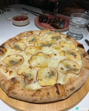 必食藍芝士蘋果pizza😈😍Jacomax🇮🇹