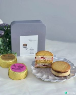 Luna Cake x e°C 忌廉磚夾心圓餅❤️