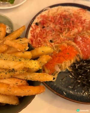 粉紅海鮮意粉！色香味爆燈🤤！🍝🍤