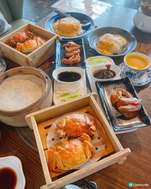 尖沙咀🦀羲和雅苑大閘蟹片皮鴨放題！90分鐘狂掃！🤤