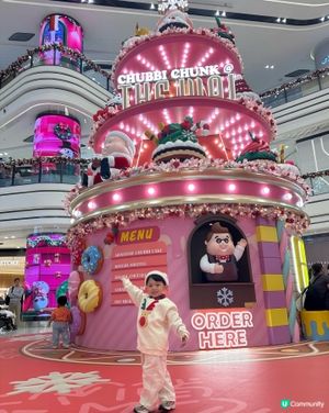 圍方聖誕聯乘！肥仔陪你過冬 🥳🎄