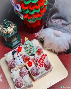 聖誕士多啤梨蛋糕🍓！低糖健康又好味😋！