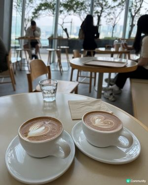 ☕️中環打卡位！咖啡☕️賞維港🏙️