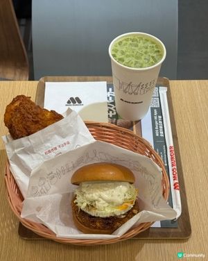 Mos Burger和牛炸肉餅玉子漢堡😋必試！