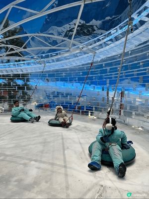 除了室內遊樂場，深圳海昌樂漫冰雪王國也是幼兒放電好去處???