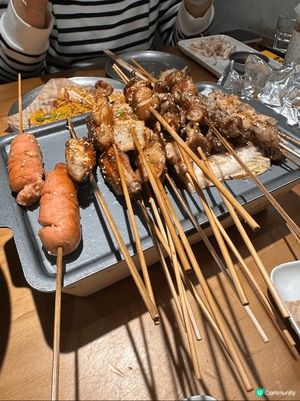 今次第一次去李小太燒烤食串燒小菜就喺金光華廣場對面，交通好方