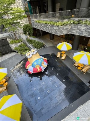南山后海匯 minions 大型擺設展覽！
超多可愛min