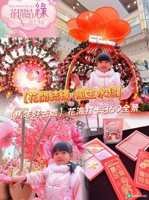 【馬年好去處】花海打卡360全景！日夜光影匯演🌸