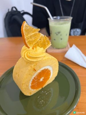 長洲隱世小店☕️蜜柑蛋捲🍊最愛