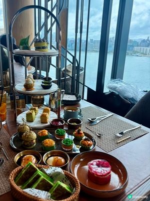 最新斑蘭下午茶🫖望住海景食tea😆