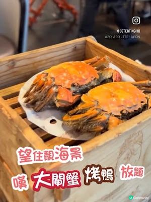 海港城│望住靚海景。嘆大閘蟹+烤鴨放題 ♥ 羲和雅苑