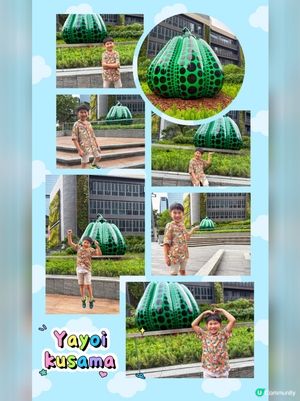 草間彌生代表作——綠色《南瓜》原型雕塑