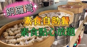 【食玩地圖】 $88 素食點心自助餐 全港唯一素點心放題 手工壽司 任飲任食   多款特色素菜 炸物 壽司 沙律 熱盤 糖水 飲品 甜品｜銅鑼灣美食｜食玩地圖