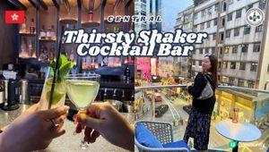 🌇 中環Happy Hour好去處：Thirsty Shaker嘅Chill爆露天酒吧！🍹