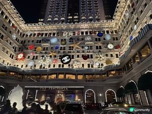 半島酒店聖誕夜景🌃☺️