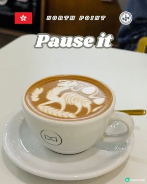 北角Cafe☕️ 天鵝駱駝拉花💖🤤