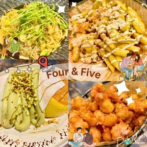 「港女打卡cafe✨💕- FOUR  & FIVE」