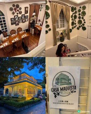 氹仔百年大宅，土生菜打卡📸！餐廳外有荷花池展覽🤩