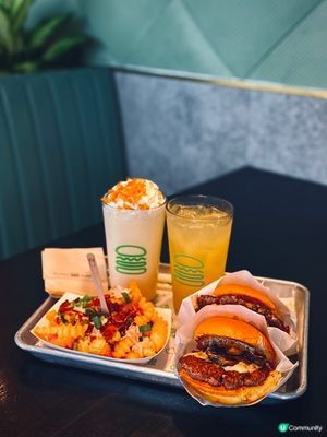紐約扒房漢堡🍔+奶昔🍋！維港180度海景🛳️