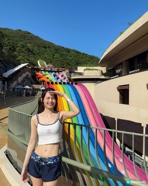 🌊 激玩水上樂園，又唔驚曬！🤫🎉