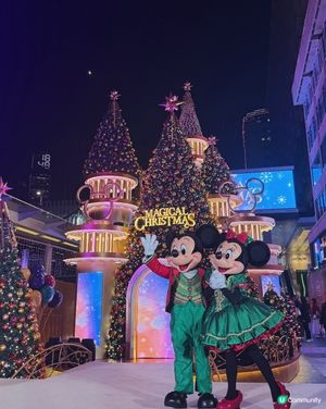 限量周邊迪士尼Fans集結🎄9米高聖誕樹＋Duffy打卡區😍