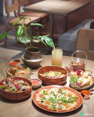 機場渡假風花廚！📸 輕食打卡😋