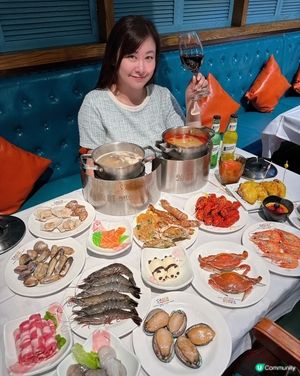 ｛羅湖老牌現撈海鮮自助·榴蓮酒水無限暢飲｝