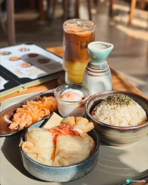 一汁三菜~清甜泡飯+櫻花蝦卷🤤