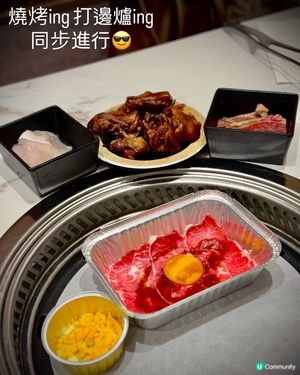 打邊爐+鐵板燒同步進行🥢太滿足！😋